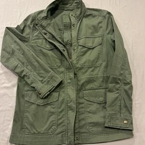 GAP Utility Jacket Womens Small Four Pocket Military